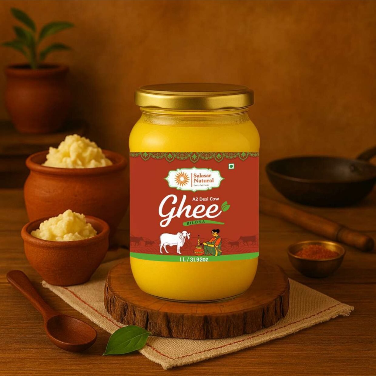 Bilona Ghee 1 Litre - Image 3