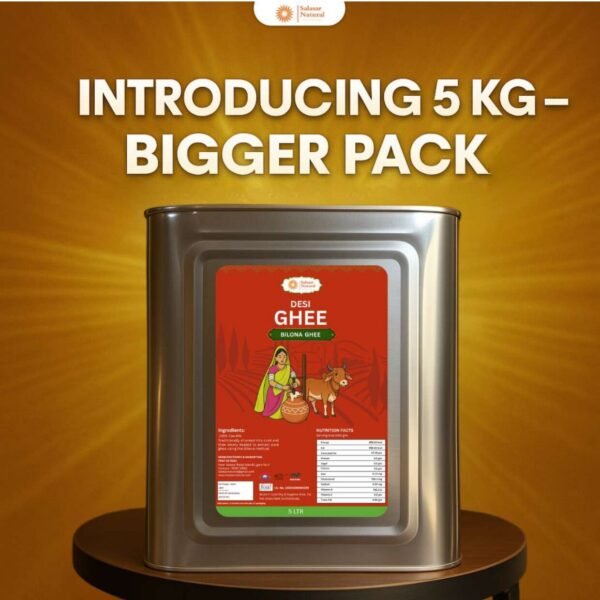 Bilona Ghee 5 Litre Can - Image 3
